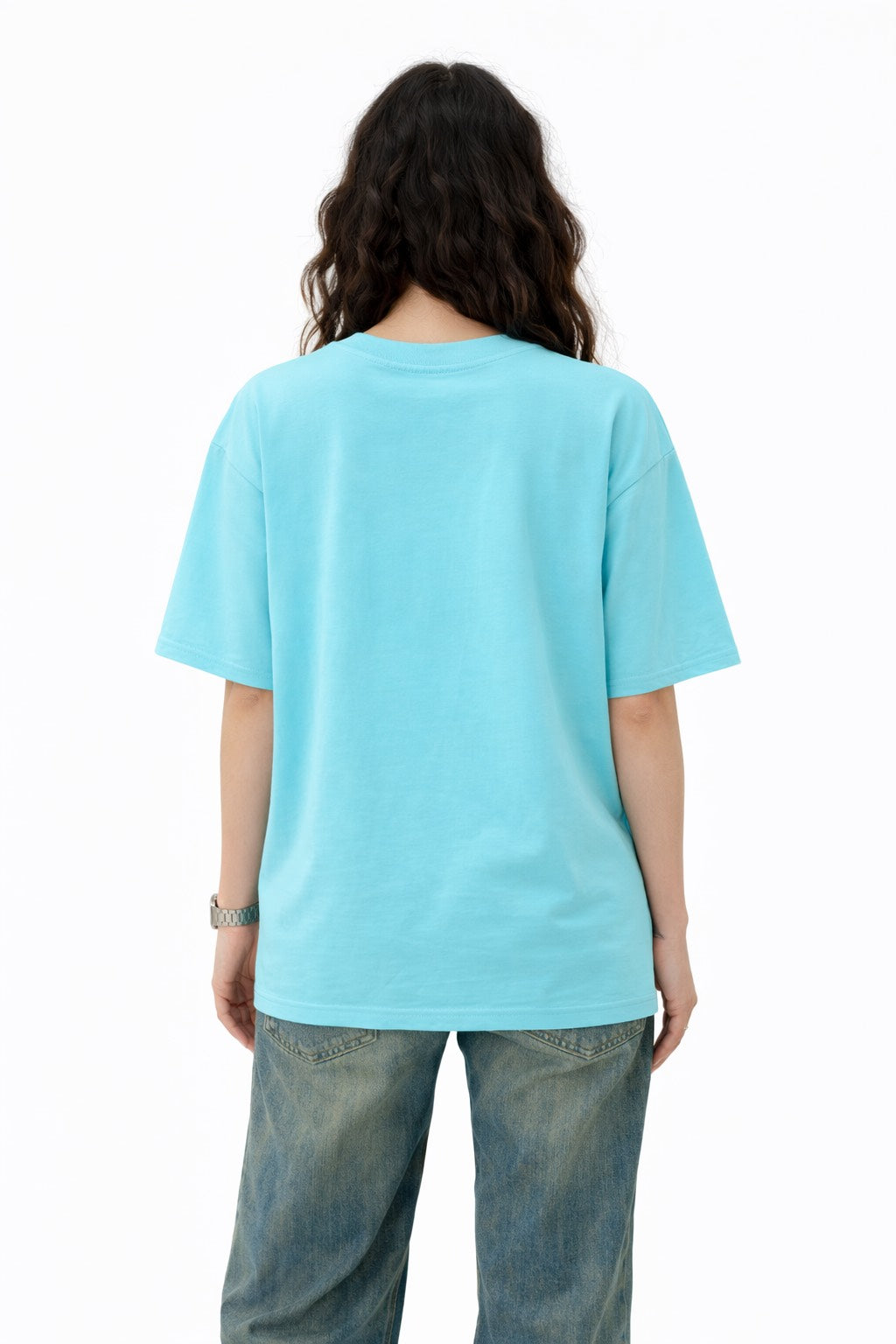 POWDER BLUE OVERSIZED T-SHIRT