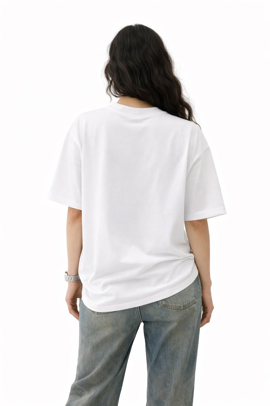 WHITE HEAVYWEIGHT OVERSIZED T-SHIRT